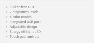 An Example Of Features Of An Eye Protection Lamp