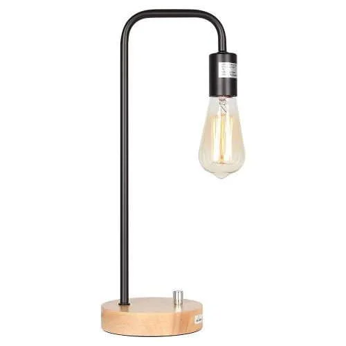 HAITRAL A001-AMD Industrial desk lamp vintage style with edison bulb