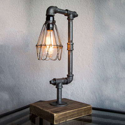 Industrial table lamp