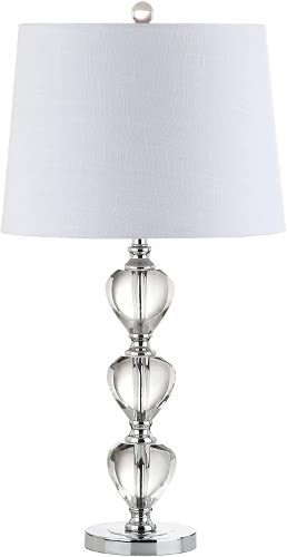 Jonathan Y JYL2042A Cole 27" Crystal LED French Country Bedside Lamp