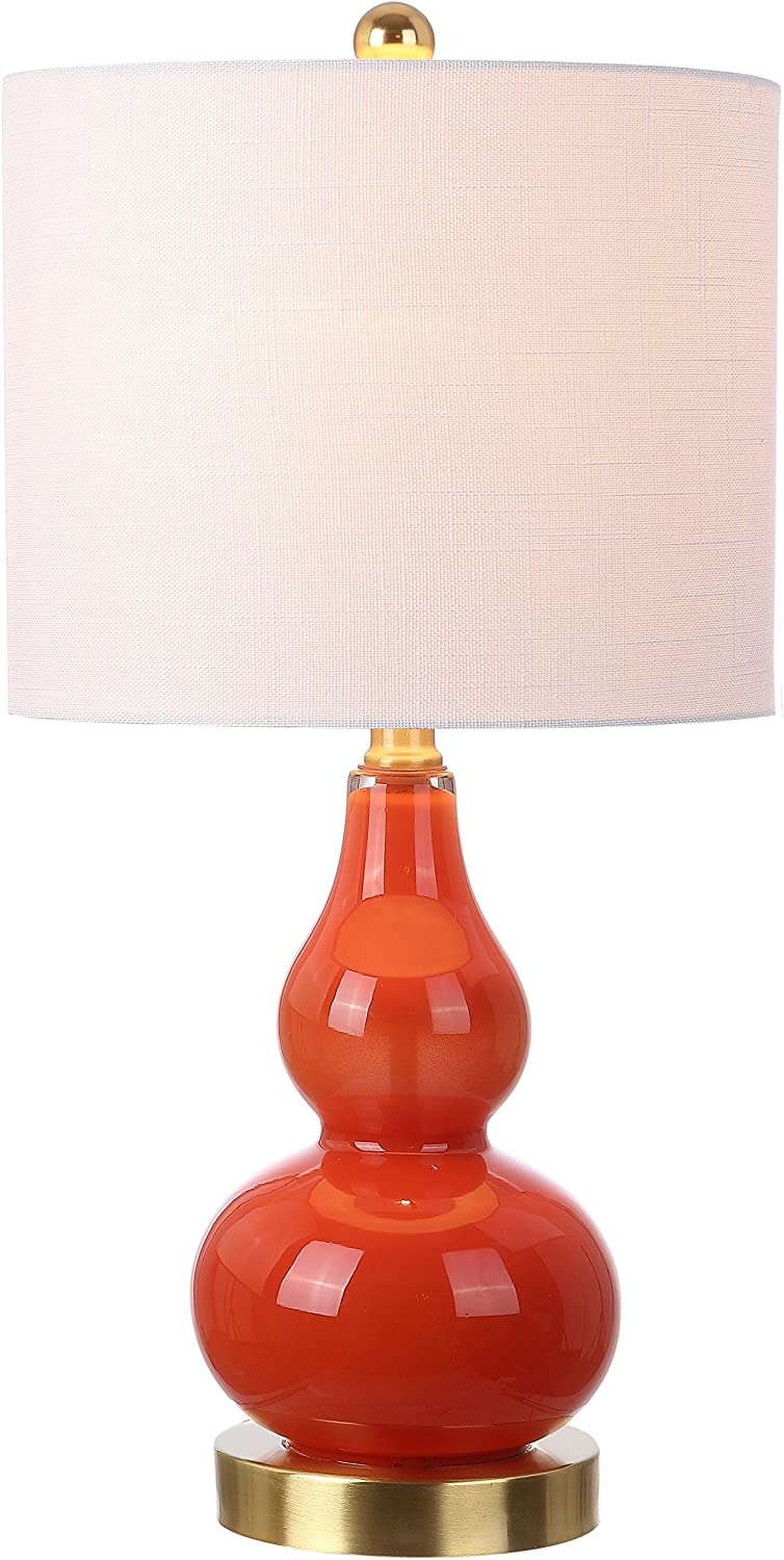 JONATHAN Y JYL1028G Anya 20.5" Transitional Mini Glass LED Table Lamp