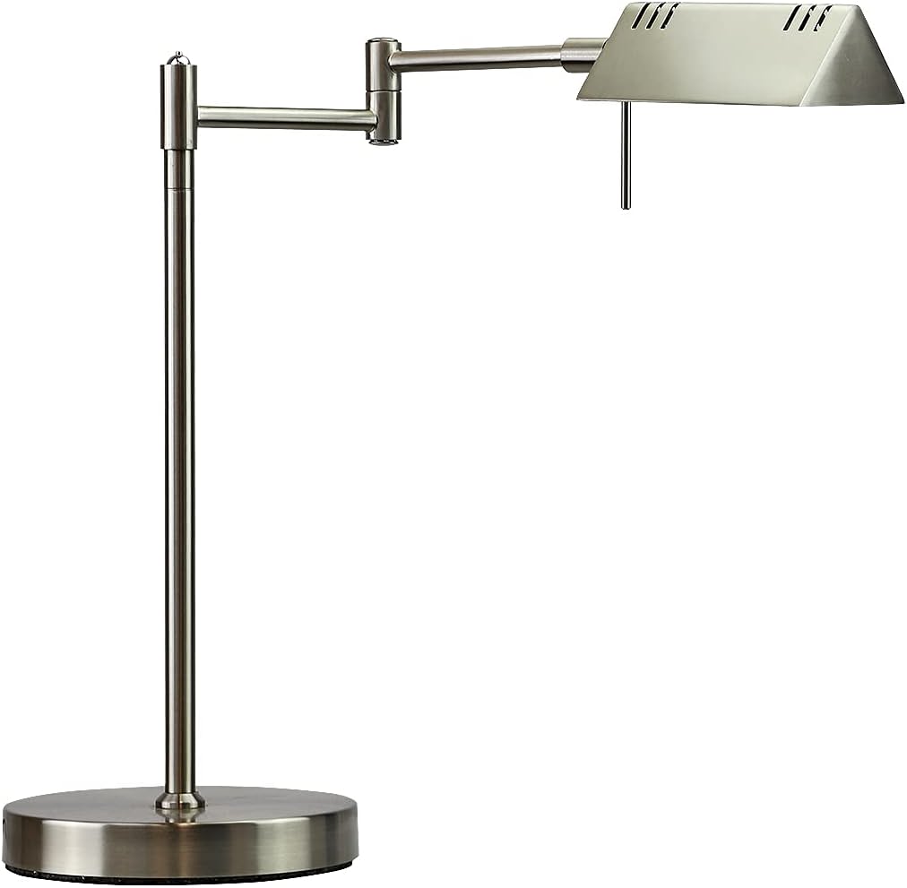 O'Bright LED Pharmacy Table Lamp, Full Range Dimming, 12W LED, 360 Degree Swing Arms