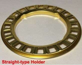 Golden straight type shade holder