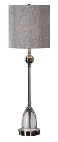 Uttermost Gallo Polished Nickel Traditional Table Lamp